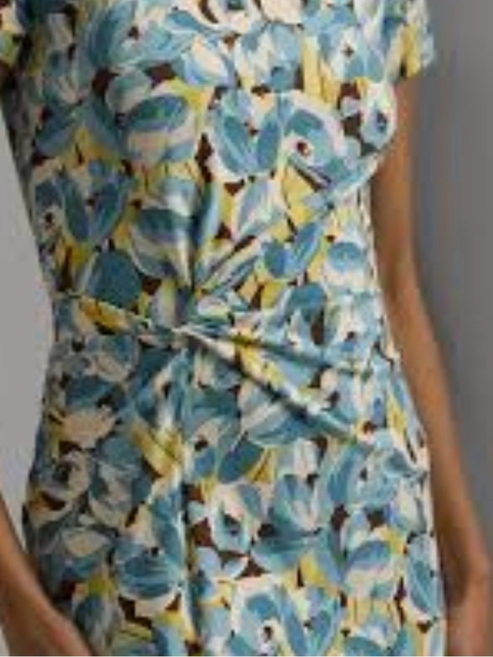 EUC Ralph Lauren Spring Twist Tie Flower Sheath